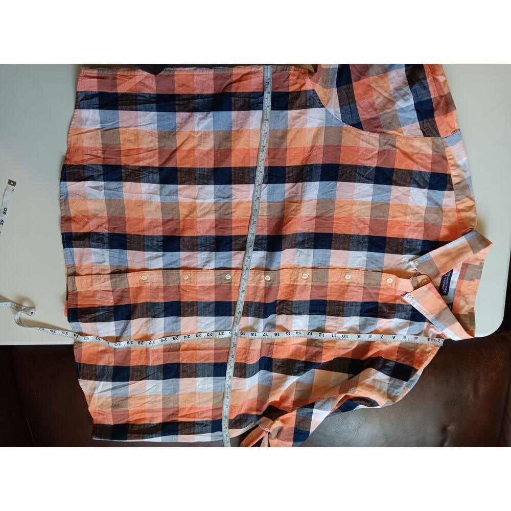 Roundtree & Yorkee Multicolor Men’s Long Sleeve Shirt Size 4XB M001 - Picture 6 of 6